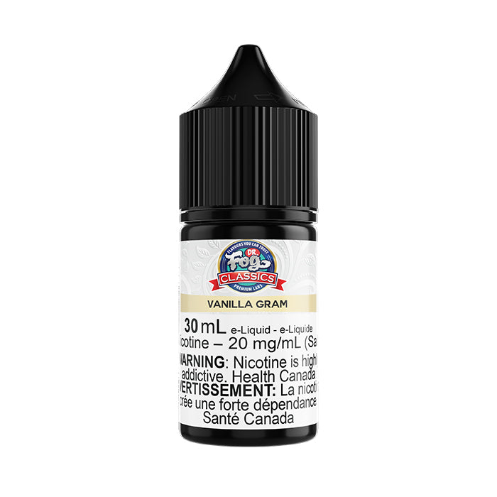 Dr. Fog Classics Vanilla Gram Salt Nic E-Juice 30mL - Supa Vapes