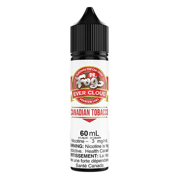 Dr. Fog Ever Cloud Canadian Tobacco Freebase E-Juice 60mL - Supa Vapes