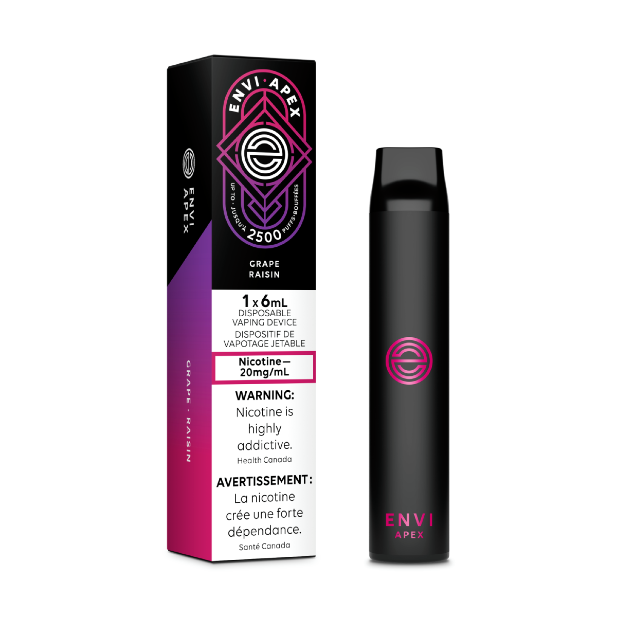 Envi Apex Disposable Vape — Grape