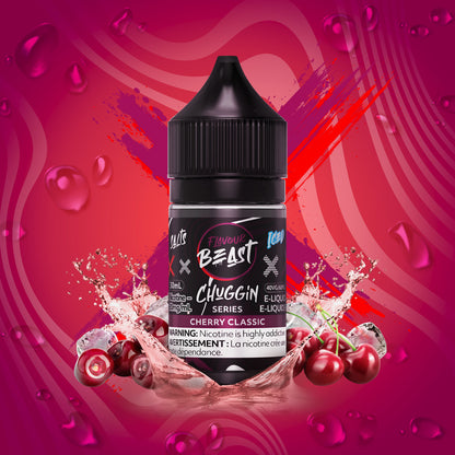 Flavour Beast Chuggin Cherry Classic Salt Nic E-Juice 30mL - Supa Vapes