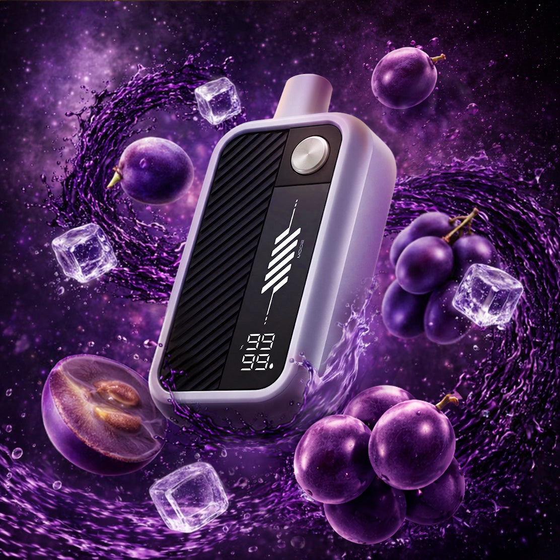 Flavour Beast Mode Max 3 Epic Unleashed 60K disposable vape in Epic Grape Iced flavour, 60,000 puffs, 20mg salt nicotine, available at Supa Vapes Canada.