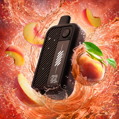 Flavour Beast Mode Max 3 60K disposable vape in Jumpin' Juicy Peach flavour, 60,000 puffs, 20mg salt nicotine, available at Supa Vapes Canada.