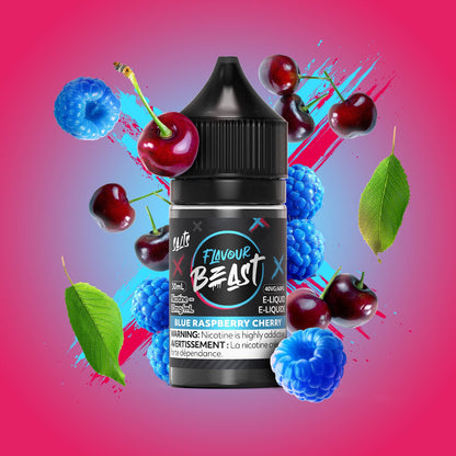Flavour Beast E-Liquid Salt 30mL Blue Raspberry Cherry - Supa Vapes