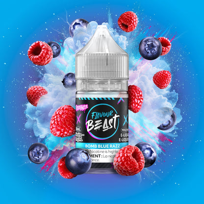 Flavour Beast E-Liquid Salt 30mL Bomb Blue Razz - Supa Vapes
