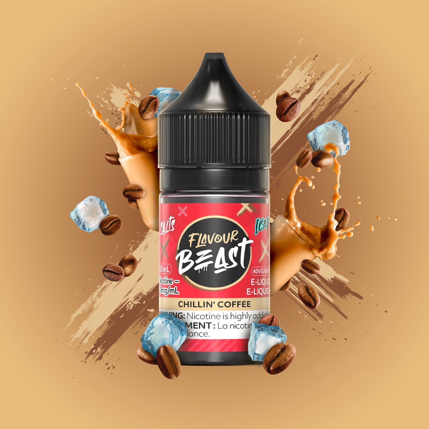 Flavour Beast E-Liquid Salt 30mL Chilling Coffee - Supa Vapes