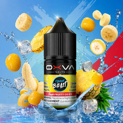 Flavour Beast x OXVA Fresh Fruity CG Ice Salt Nic E-Juice 30mL - Supa Vapes