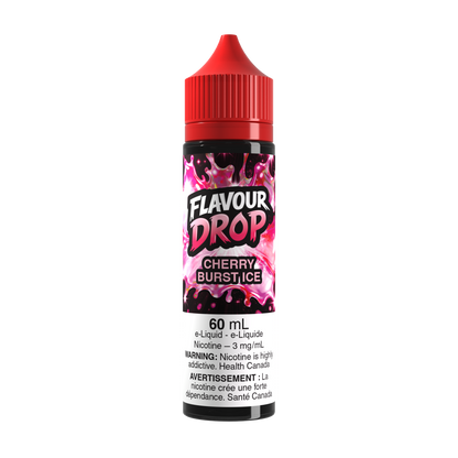 Flavour Drop Freebase Cherry Burst Ice 60mL e-liquid bottle