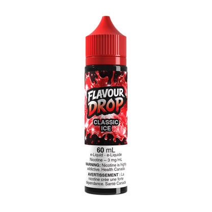 Flavour Drop Freebase Classic Ice 60mL e-liquid bottle