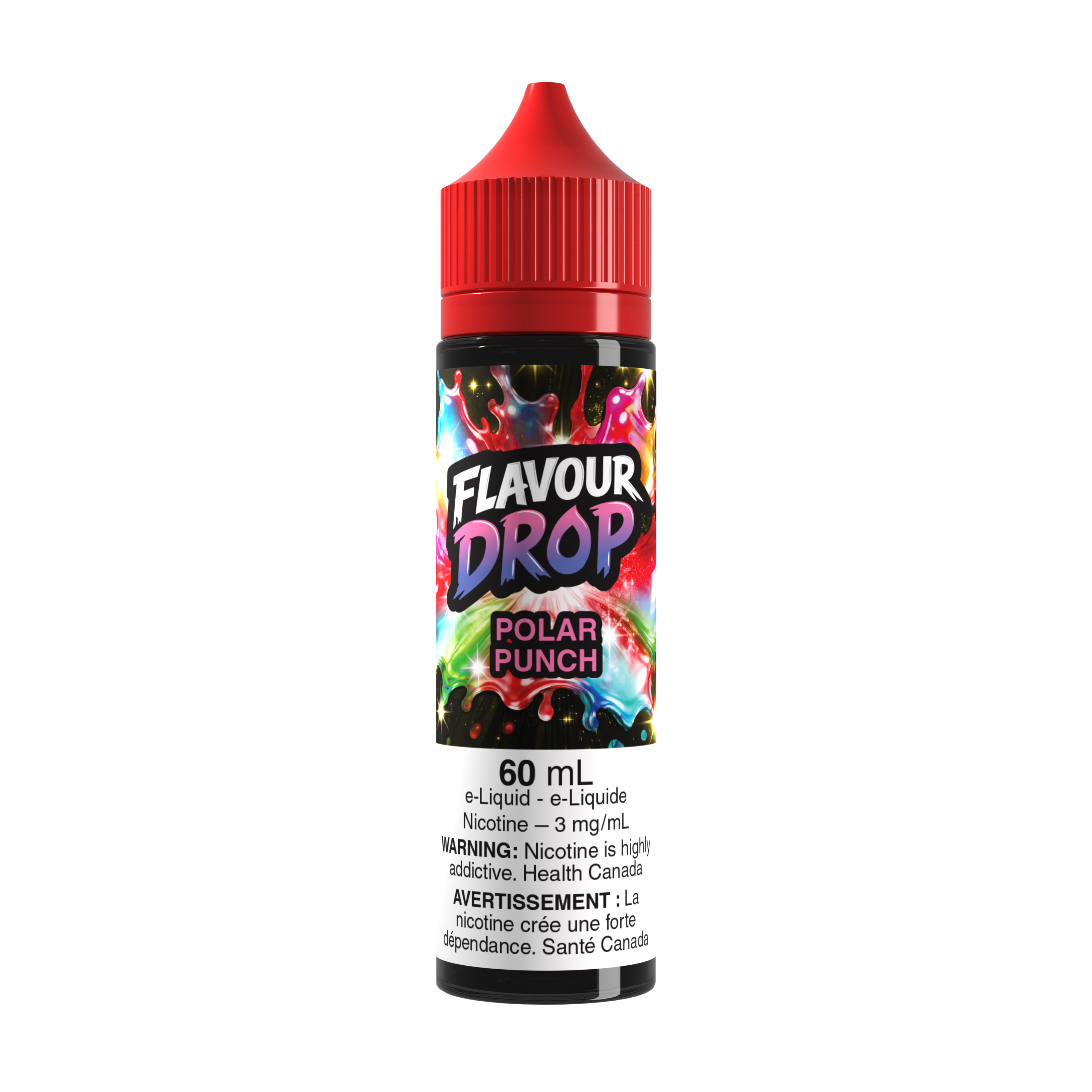 Flavour Drop Freebase Polar Punch 60mL e-liquid bottle