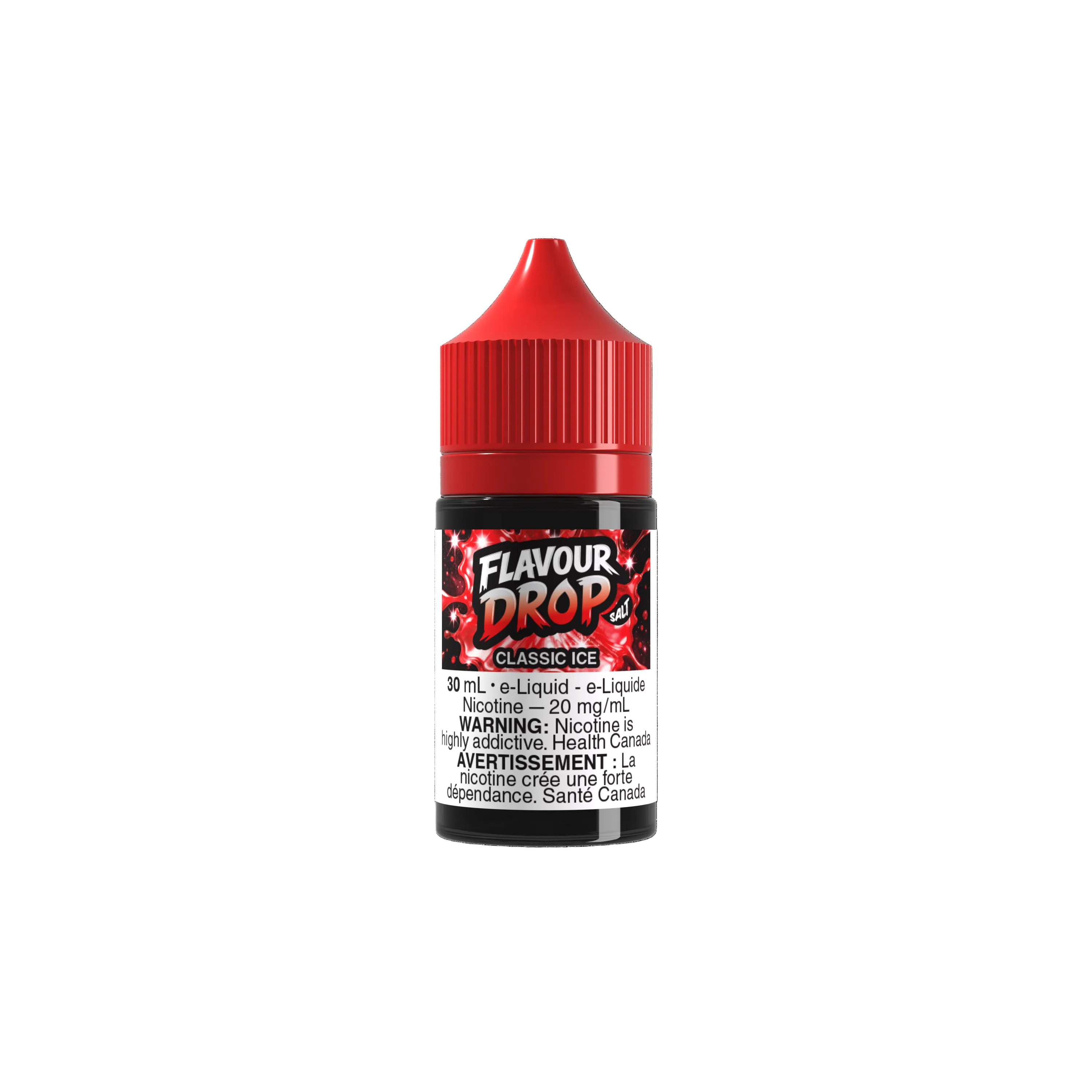 Flavour Drop Salt Classic Ice 30mL salt nicotine e-liquid bottle