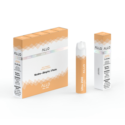 Allo Ultra 2500 Disposable Vape — Juicy Mango