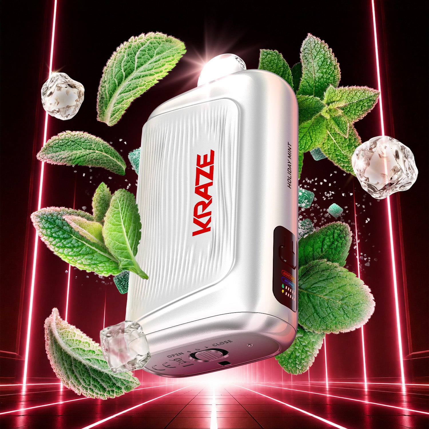 Kraze Giga 40ML Holiday Mint Disposable Vape