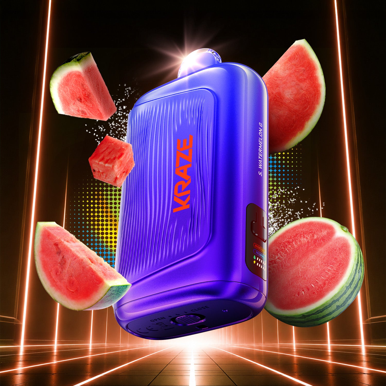 Kraze Giga 40ML Sour Watermelon Disposable Vape