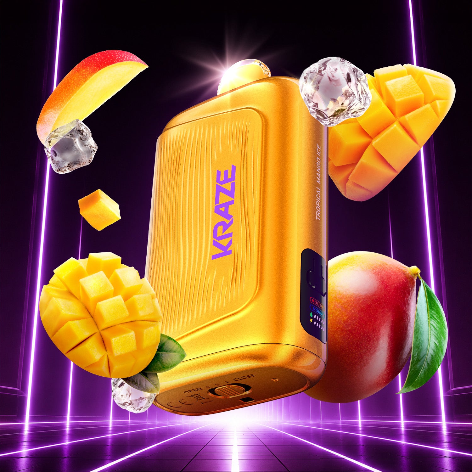 Kraze Giga 40ML Tropical Mango Ice Disposable Vape