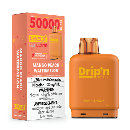 Level X Drip'n G2 Ultra Mango Peach Watermelon - Supa Vapes