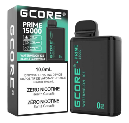GCORE PRIME 15000 Disposable, Blue Razz flavour, zero nicotine, 15,000 puffs disposable vape, premium e-liquid experience, ideal for Ontario and Quebec customers.