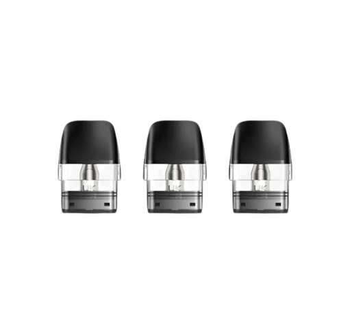 GEEKVAPE Q Replacement Pod 3 PACK, 0.6 OHM resistance 2mL capacity, smooth vape performance replacement pods, compatible with GEEKVAPE Q Series, ideal for Ontario and Quebec vapers.