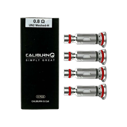 UWELL Caliburn G Coils, 0.8 ohm replacement coil, high-quality for smooth vape and enhanced flavour, compatible with Caliburn G device, ideal for vapers in Ontario and Quebec.