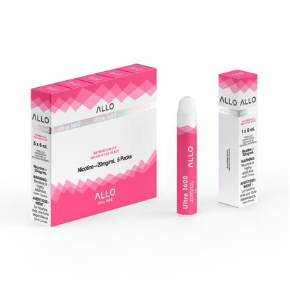 Allo Ultra 1600 Disposable Vape — Watermelon Ice