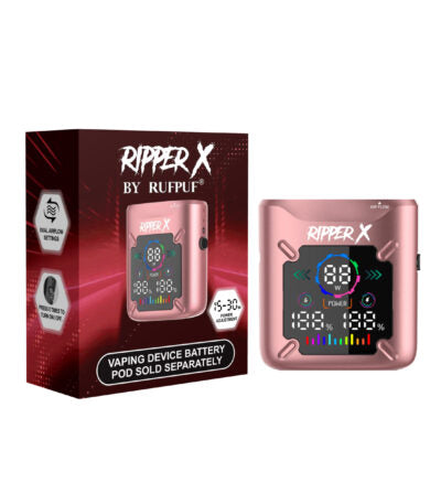 Ripper X Ultra 1000mAh vape battery in Metallic Pink