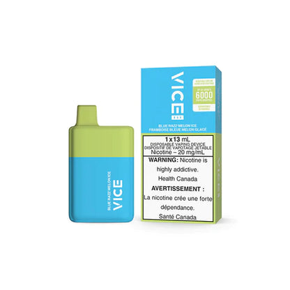 VICE Box 6000, Peach Ice flavour vape device, smooth and refreshing taste, ideal for Ontario and Quebec vapers.