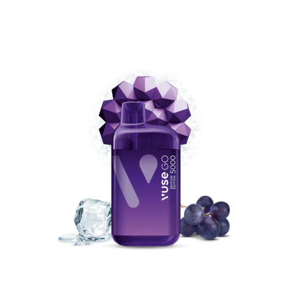 VUSE Go 5000, Creamy Tobacco flavour, rechargeable disposable vape with 20 mg nicotine strength, designed for lasting use and easy enjoyment, ideal for Ontario and Quebec vapers.