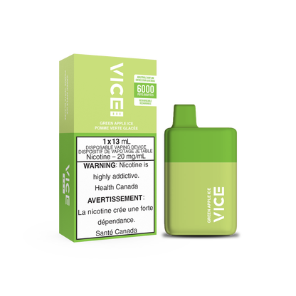 VICE Box 6000, Blue Razz Melon Ice flavour, smooth and refreshing vaping experience, ideal for Ontario and Quebec vapers.