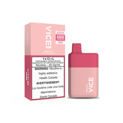 VICE Box 6000, Lemon Dream flavour vape, smooth taste, ideal for Ontario and Quebec vapers.