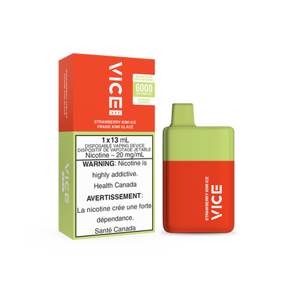 VICE Box 6000, Mango Coconut Ice flavour, refreshing tropical vape, ideal for Ontario and Quebec vaping enthusiasts.