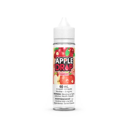 Apple Drop 60mL vape juice, Berries flavour, 6mg nicotine, smooth and fruity vaping experience, ideal for Ontario and Quebec customers.