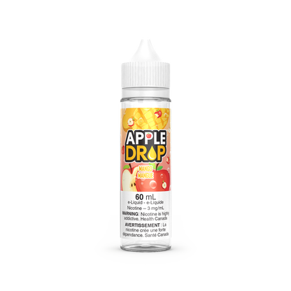 Apple Drop 60mL, Peach flavour vape juice with 6mg nicotine, smooth fruity vape ideal for Ontario and Quebec vapers.