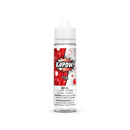 KAPOW! Belts flavour e-juice, 3mg nicotine strength, sweet and tantalizing candy-inspired vape juice, ideal for Ontario and Quebec vapers.