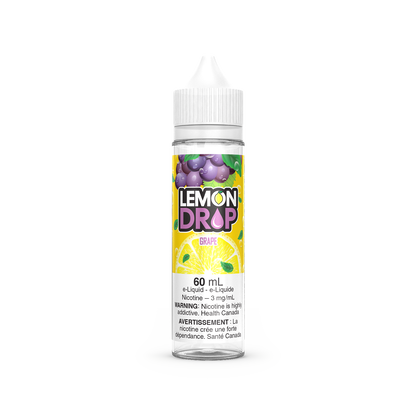 Lemon Drop vape juice, Black Cherry flavor, 12mg nicotine strength, tangy lemon and sweet black cherry citrus-berry blend, 30mL bottle, ideal for Ontario and Quebec vapers.