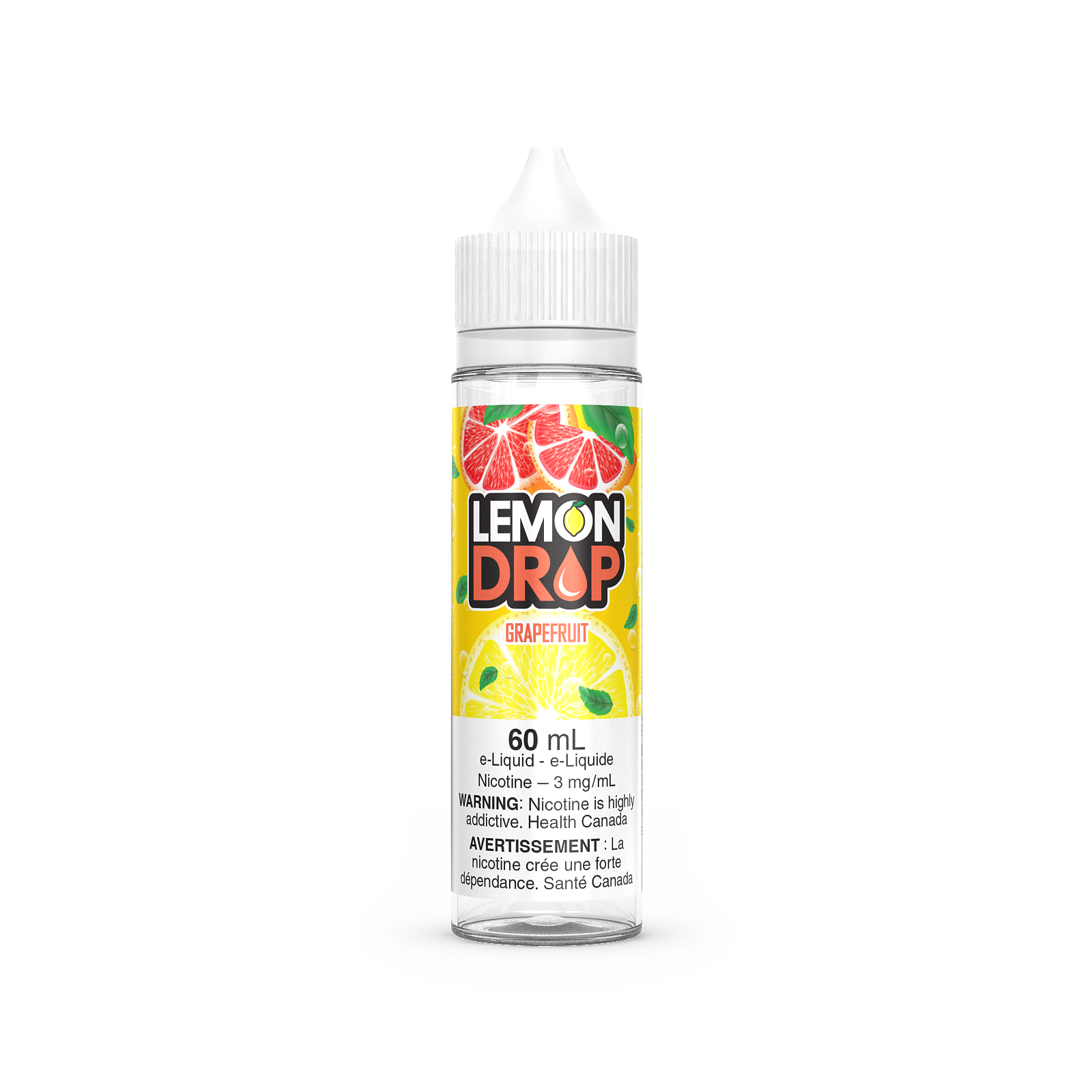 Lemon Drop Black Currant vape juice, 3mg nicotine strength, tangy and sweet citrus blend, ideal for Ontario and Quebec vapers