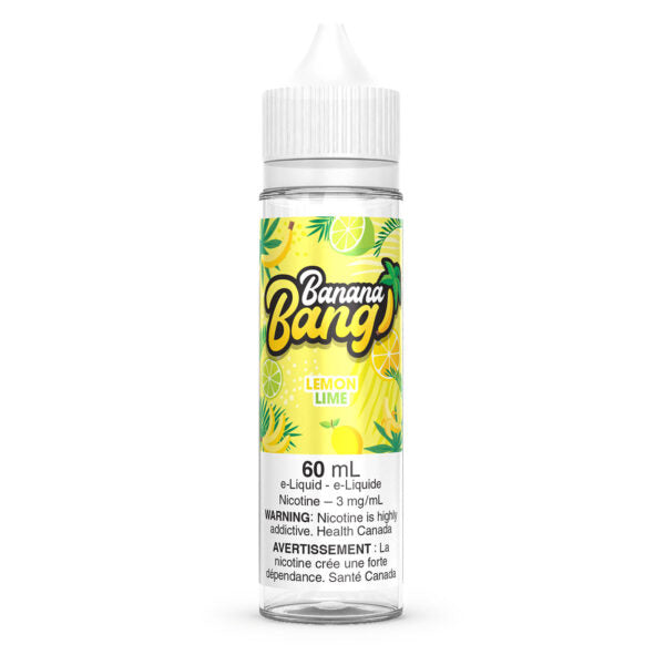 Banana Bang (60mL) vape juice, Blueberry Raspberry flavour, 0mg nicotine, sweet and tangy vape liquid, refreshing nicotine-free option, ideal for Ontario and Quebec vapers.
