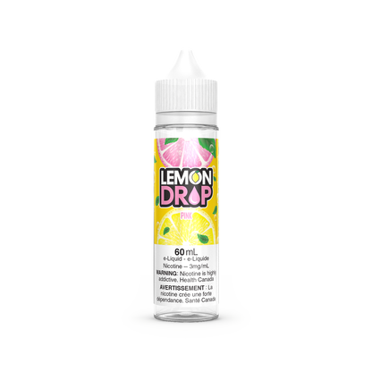 Lemon Drop vape juice, Blue Raspberry flavour, 0mg nicotine, zesty lemon and blue raspberry blend, citrus flavor crafted for Ontario and Quebec vape enthusiasts.