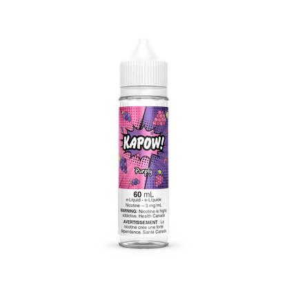 KAPOW! Classic/Fizzy flavour vape juice with 12mg nicotine, sweet and fizzy candy-inspired e-liquid, perfect for bold Ontario and Quebec vapers.