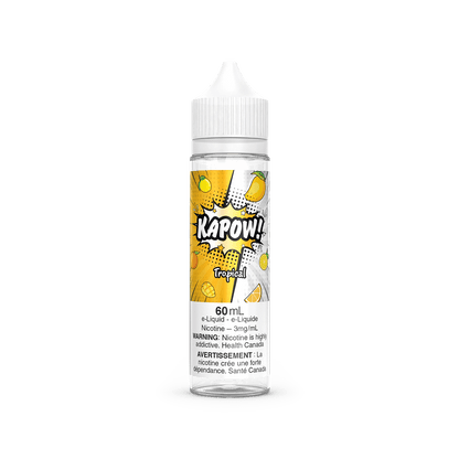 KAPOW! e-liquid, I'm Blue flavour, 6mg nicotine, sweet and vibrant candy-inspired vape juice crafted for Ontario and Quebec vapers.