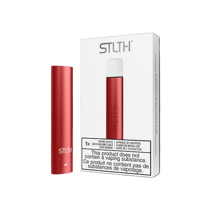STLTH Type-C Device, Blue Rubberized finish, anodized for stylish durability, features quick Type-C charging, designed for hassle-free vaping in Ontario and Quebec.