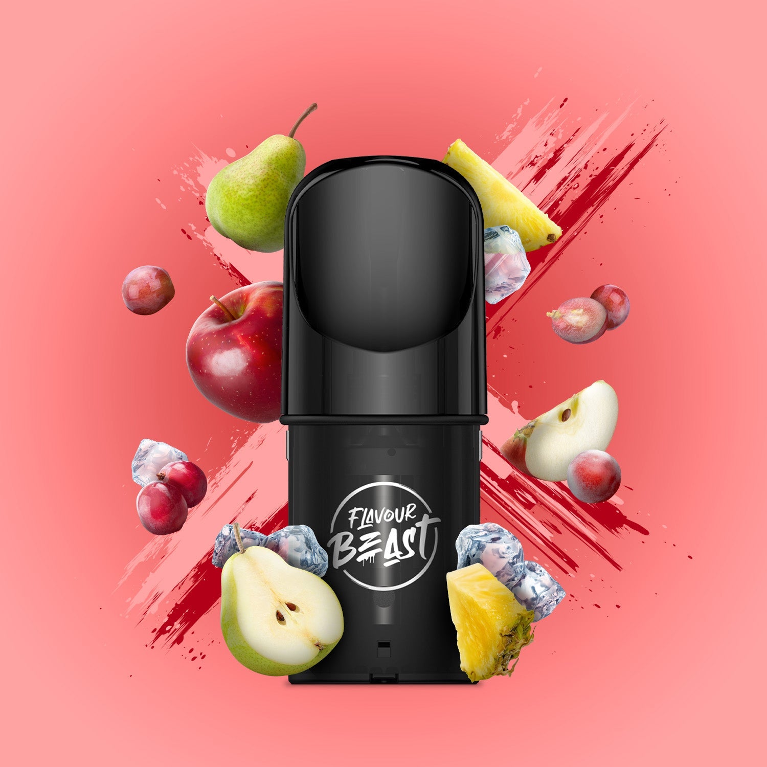 Flavour Beast Pods Mystiq Mint Iced flavour pod compatible with STLTH and Allo devices, smooth refreshing mint vape experience, suitable for Ontario and Quebec vapers.