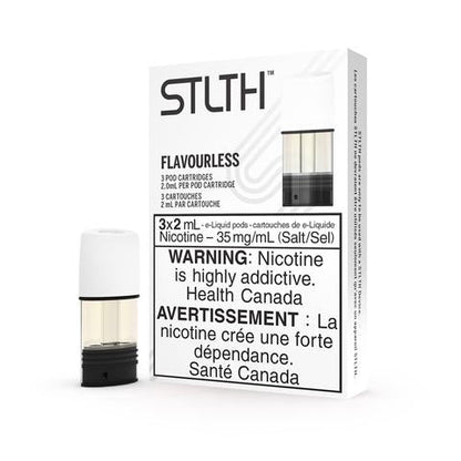 STLTH Pods (3 Pods), Crisp Apple flavour, 20mg nicotine strength, pre-filled vaping pods ideal for adult smokers transitioning to vaping in Ontario and Quebec.