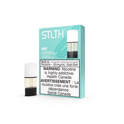 STLTH Pods (3 Pods), Flavourless, 12mg nicotine strength, smooth alternative to traditional tobacco, ideal for vapers in Ontario and Quebec.