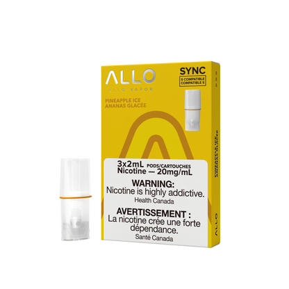 Allo Sync Pods, Fruity Explosion (Burst) flavour pod, 20mg nicotine strength, STLTH-compatible closed pod system, ideal for Ontario and Quebec vapers.