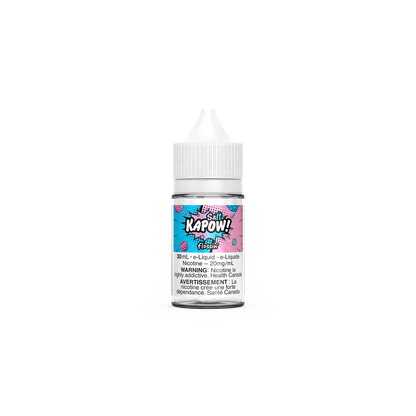 KAPOW! - Salt Nic Belts flavour, Bold 50mg nicotine salt nic vape juice, sweet candy-flavored, 30mL bottle, ideal for Ontario and Quebec vapers.
