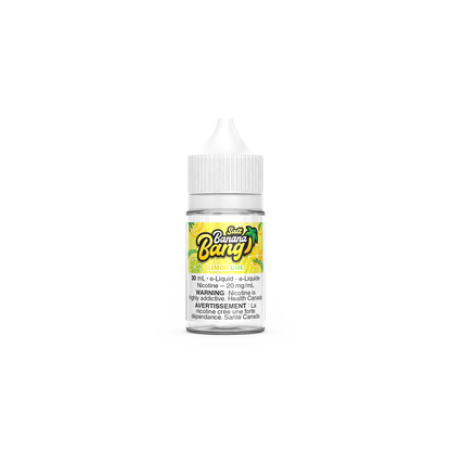 Banana Bang Salt, Blueberry Raspberry flavour, 30mL e-juice with 20mg nicotine strength, smooth and bold vape juice ideal for Ontario and Quebec vapers.