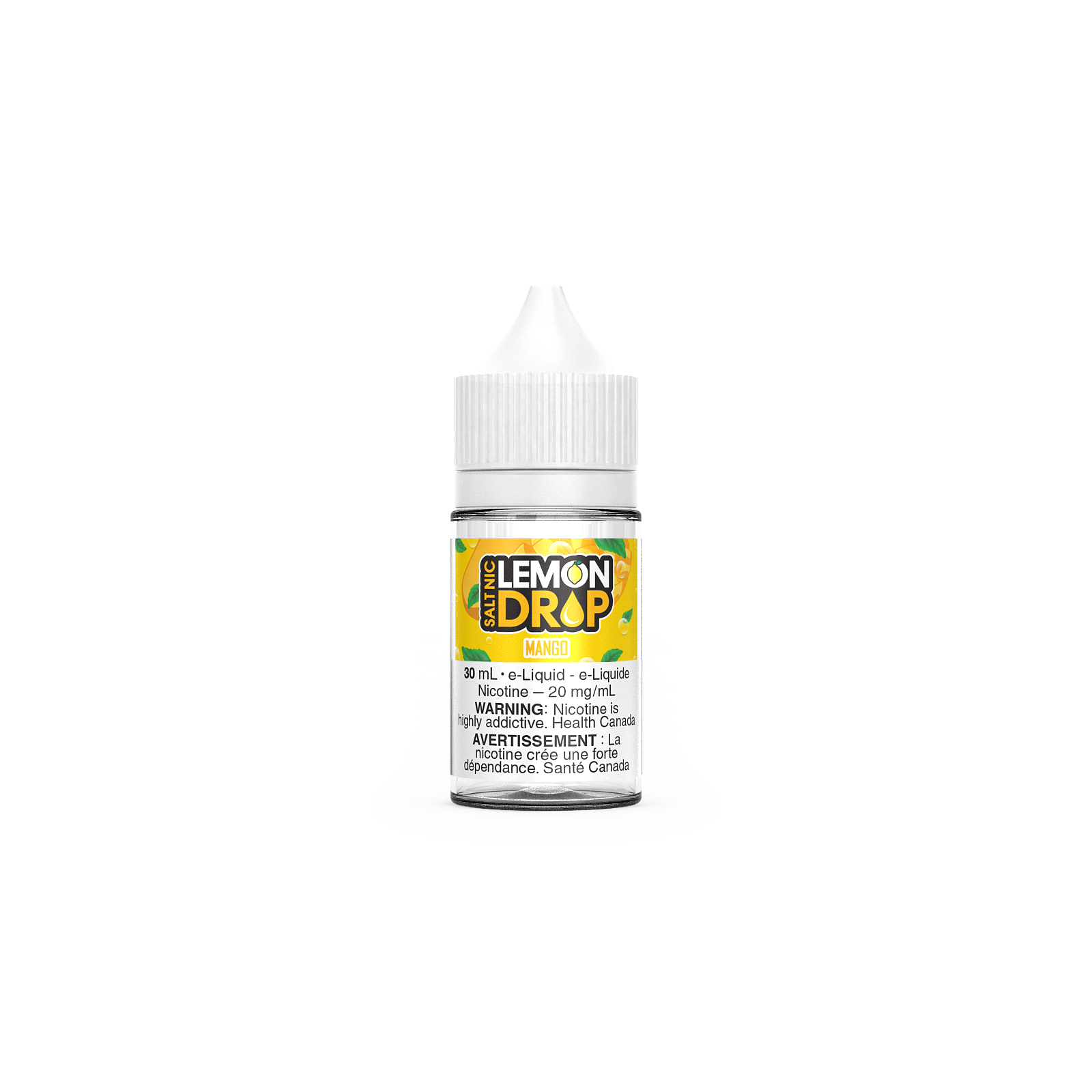 Lemon Drop - Salt Nic, Blue Raspberry flavour, 12mg nicotine, refreshing citrus and berry salt nic vape, smooth vaping experience for Ontario and Quebec users.