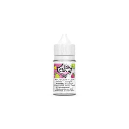 KAPOW! Salt Nic, Cloudy flavour, 12mg nicotine strength, smooth and sweet vape juice, premium salt nic satisfaction for Ontario and Quebec customers.