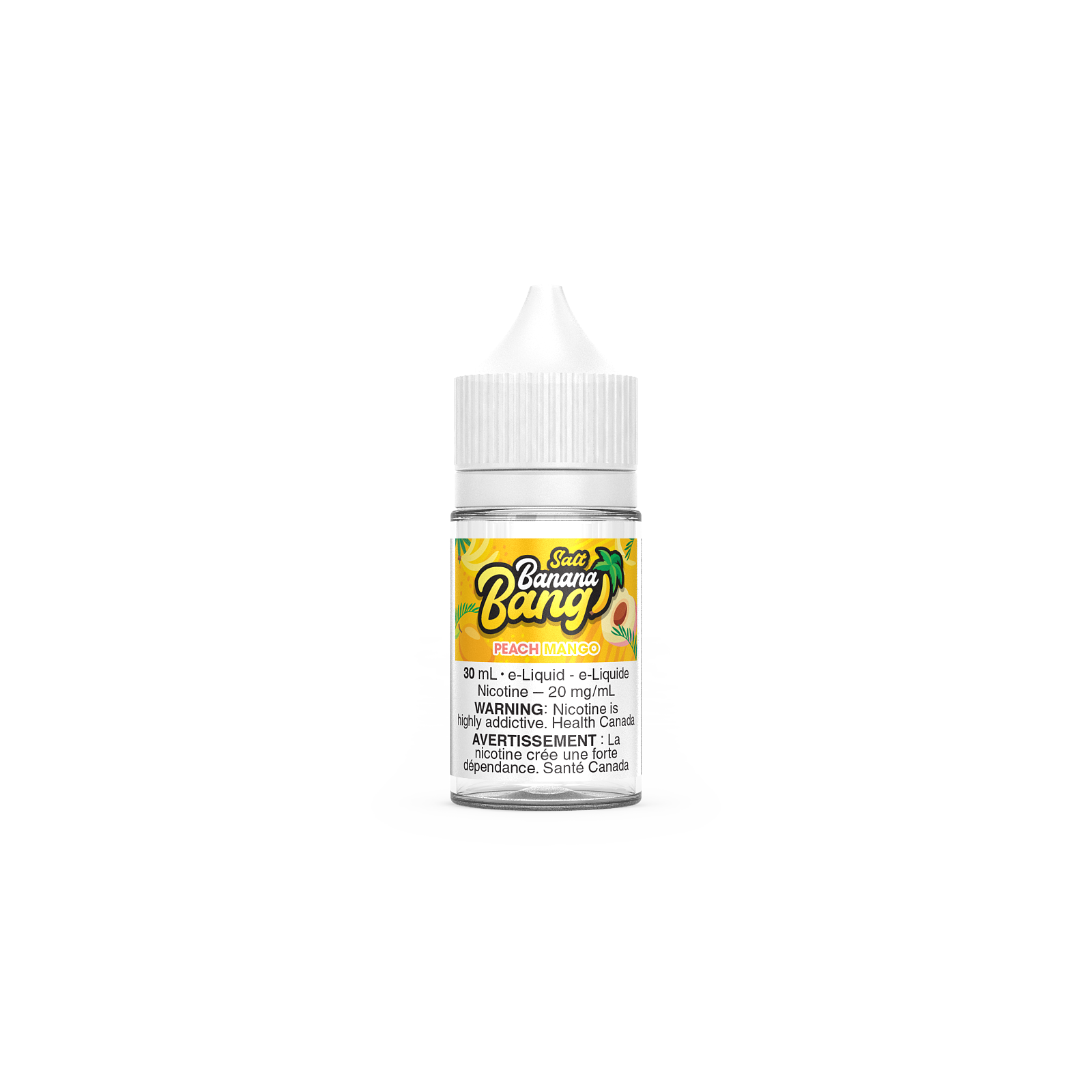Banana Bang Salt 30mL, Kiwi Strawberry flavour, 12mg nicotine salt, smooth and intense vape, ideal for Ontario and Quebec customers.