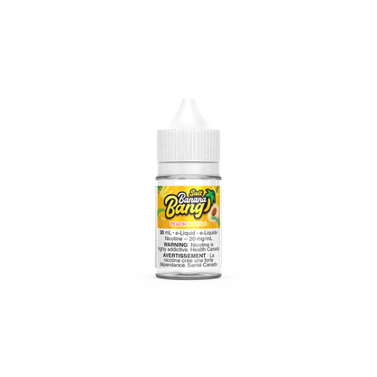 Banana Bang Salt 30mL, Kiwi Strawberry flavour, 12mg nicotine salt, smooth and intense vape, ideal for Ontario and Quebec customers.
