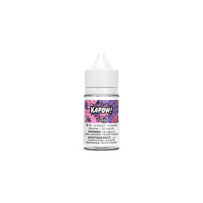 KAPOW! Salt Nic e-liquid, Cloudy flavour, 20mg nicotine salt, smooth and sweet vaping experience, designed for Ontario and Quebec customers.